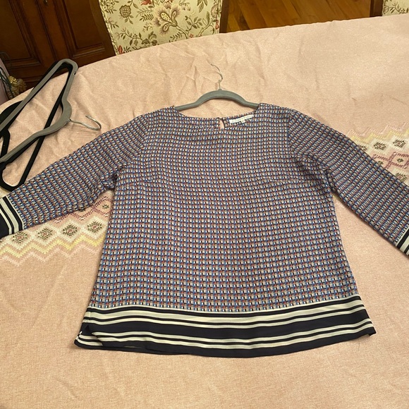 Women's Violet + Claire Multicolor Diamond Patterned Top Size Small - Picture 7 of 7